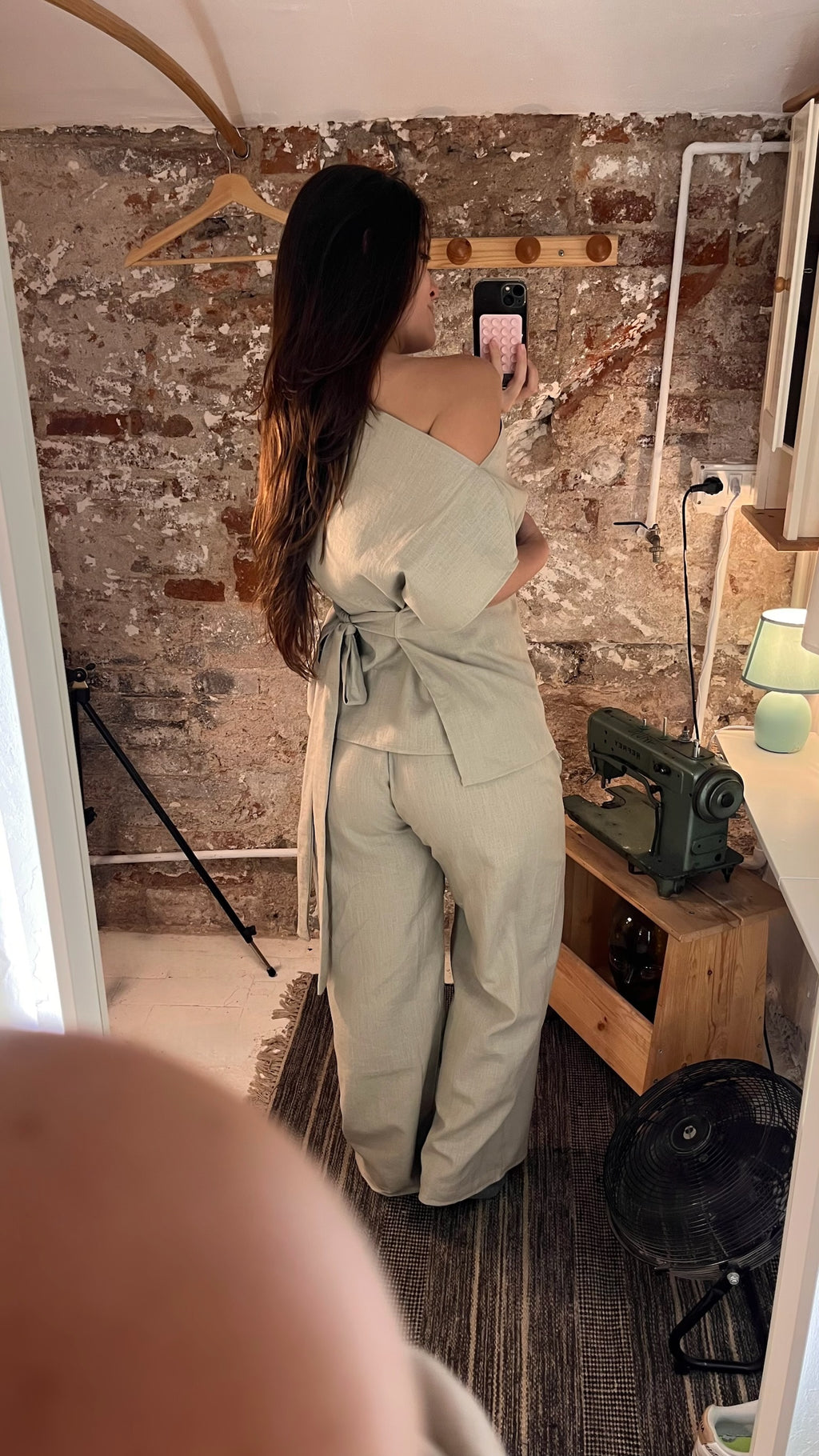 Top Ajustable de Lino