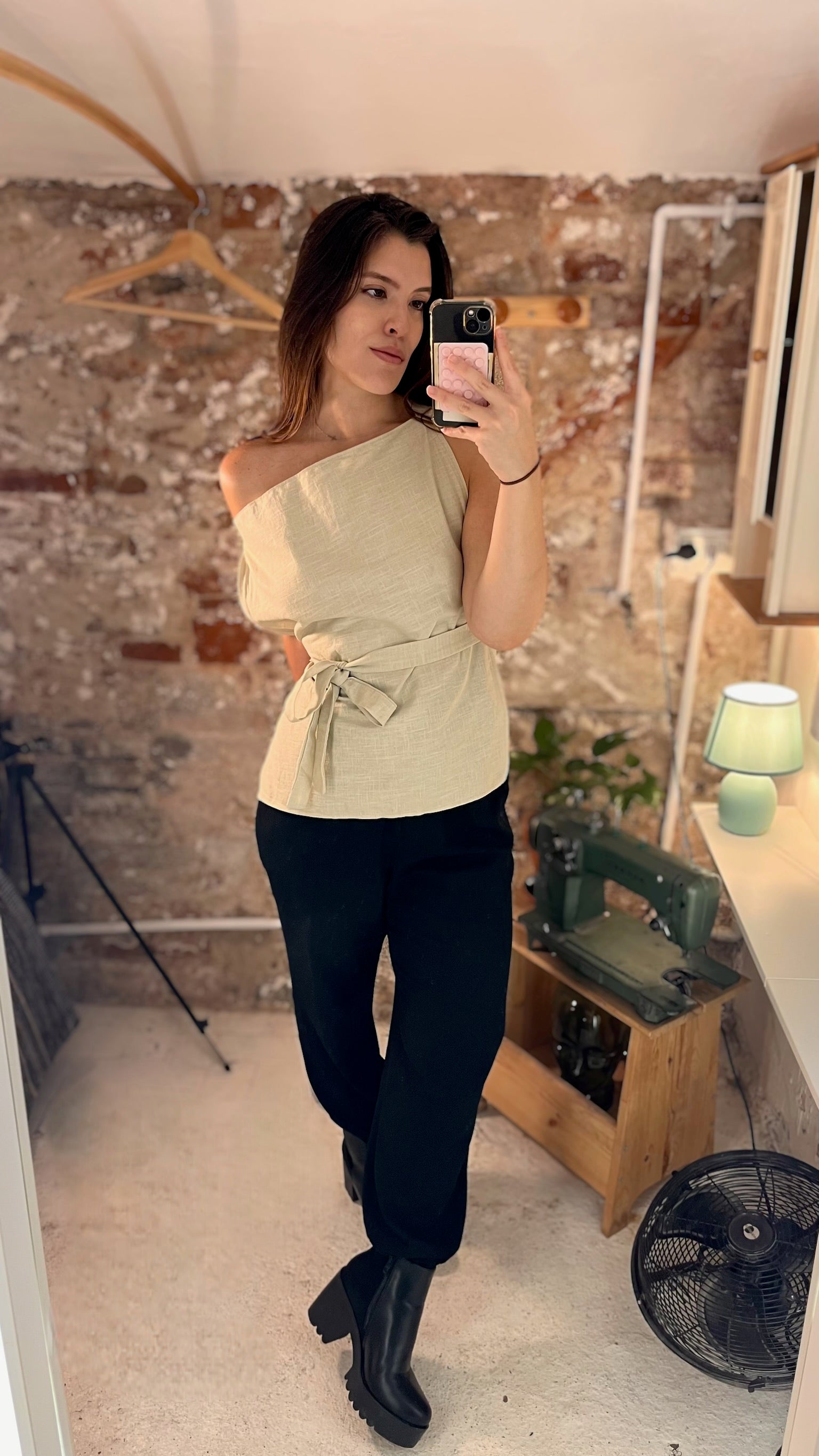 Top Ajustable de Lino